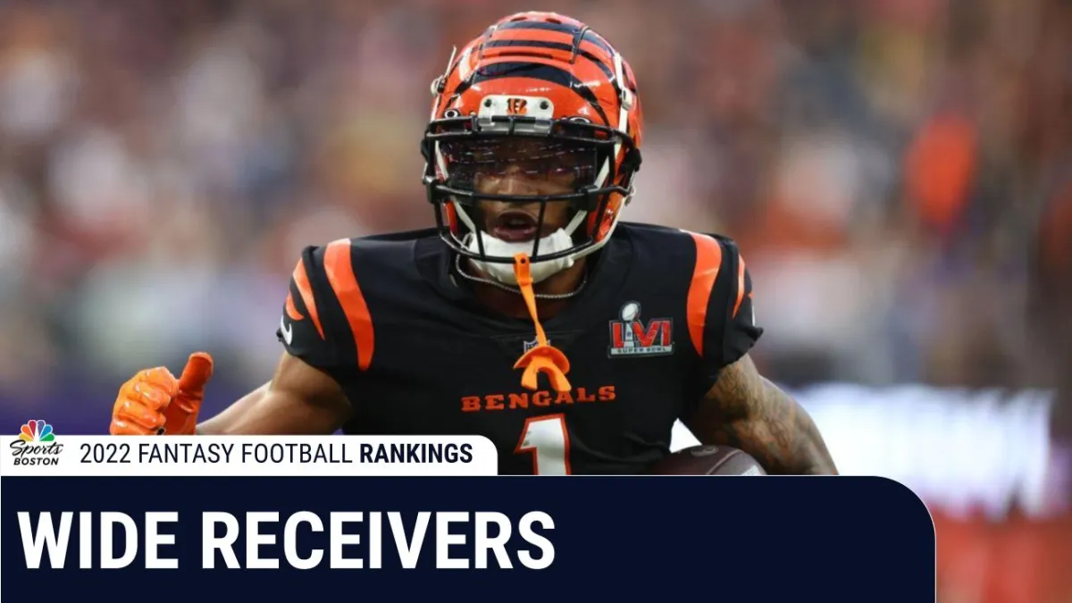 Fantasy football rankings 2022: Top 25 wide receivers in your draft – NBC  Sports Boston