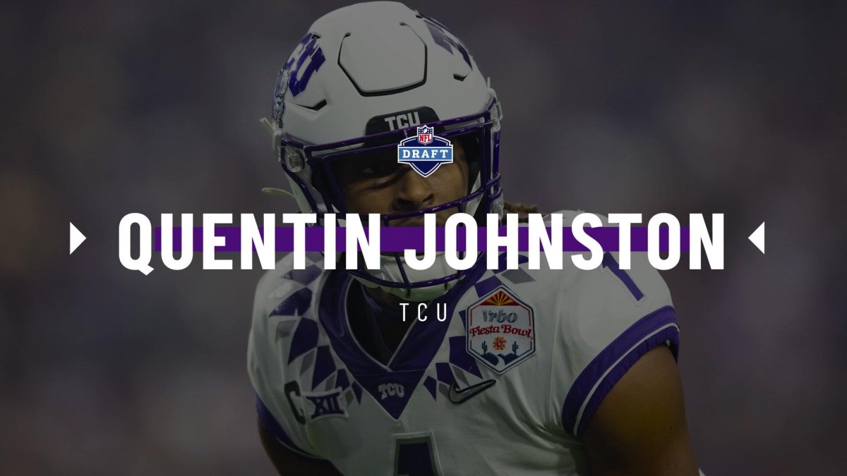 2023 NFL Draft Highlights WR Quentin Johnston TCU NBC Sports Boston