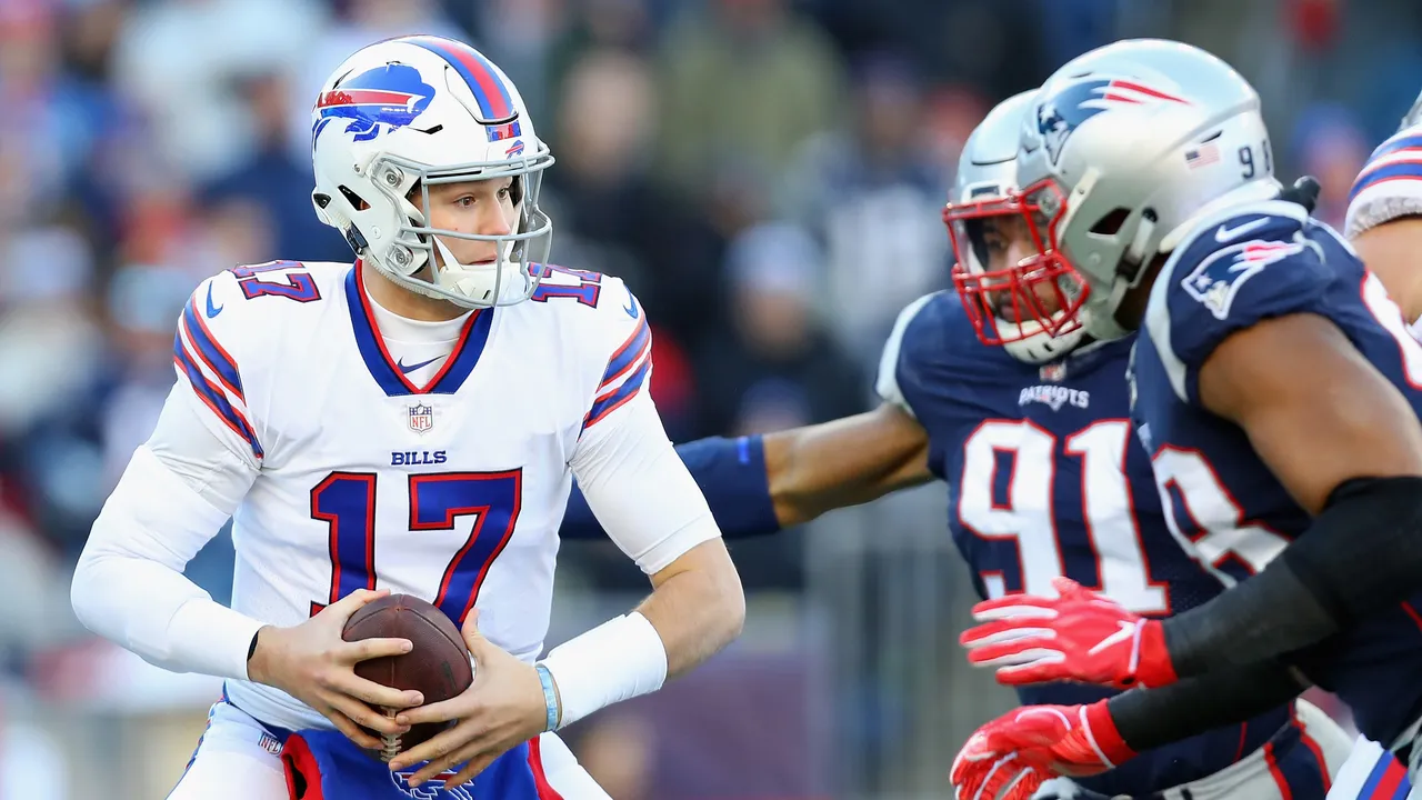<p><strong>Patriots 24, Bills 12</strong></p>
<p>Allen's stats: 20-for-41, 217 yards, TD, 2 INT (52.6 QB rating)</p>
<p>Josh Allen is now the top quarterback in the AFC East, but his first game against the Patriots didn't go well at all, as he didn't lead the Bills into the end zone until there was 1:08 left in the fourth quarter and the outcome was already decided.</p>