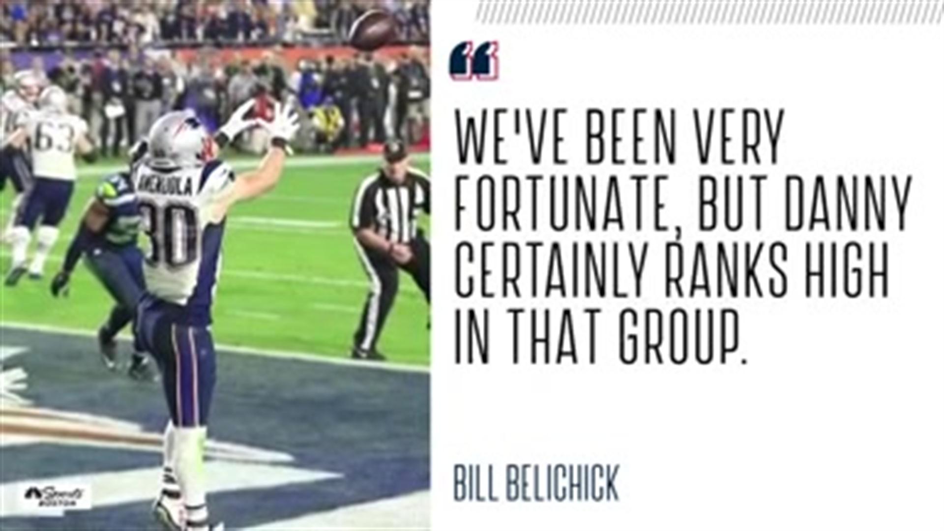 Bill Belichick reacts to Danny Amendola's sudden retirement