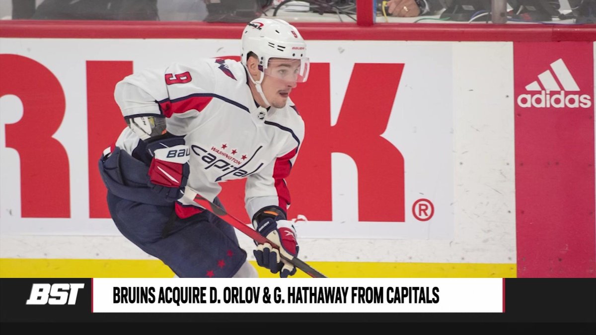 Bruins load up, acquire Orlov and Hathaway from Capitals for Smith, picks