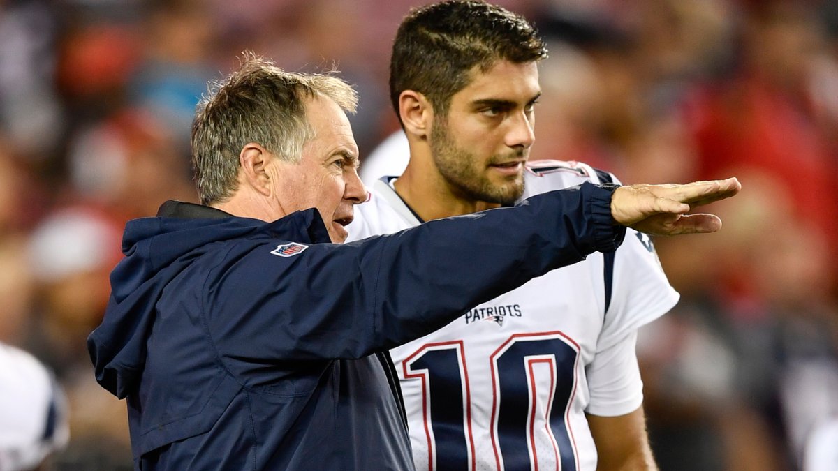 Bill Belichick reflects on Jimmy Garoppolo trade as Patriots-49ers nears –  NBC Sports Boston