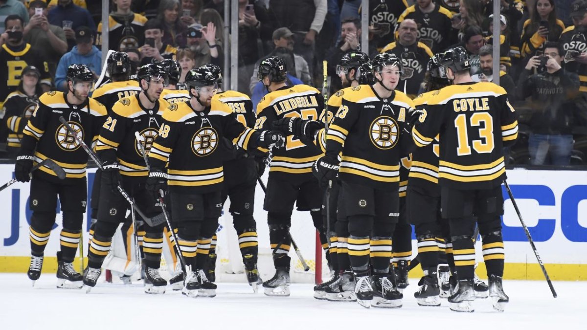 WATCH: Bruins honor Boston Red Sox with incredible pre-game