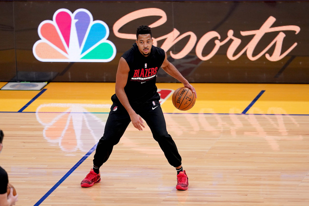 <p>McCollum has only played in 13 games this season due to a fracture in his left foot. Still, the 29-year-old's track record is undeniable. He has averaged more than 20 points per game in each of his last five seasons and had 26.7 ppg this year before going down with his injury. McCollum is an excellent sidekick for star point guard Damian Lillard in Portland.</p>