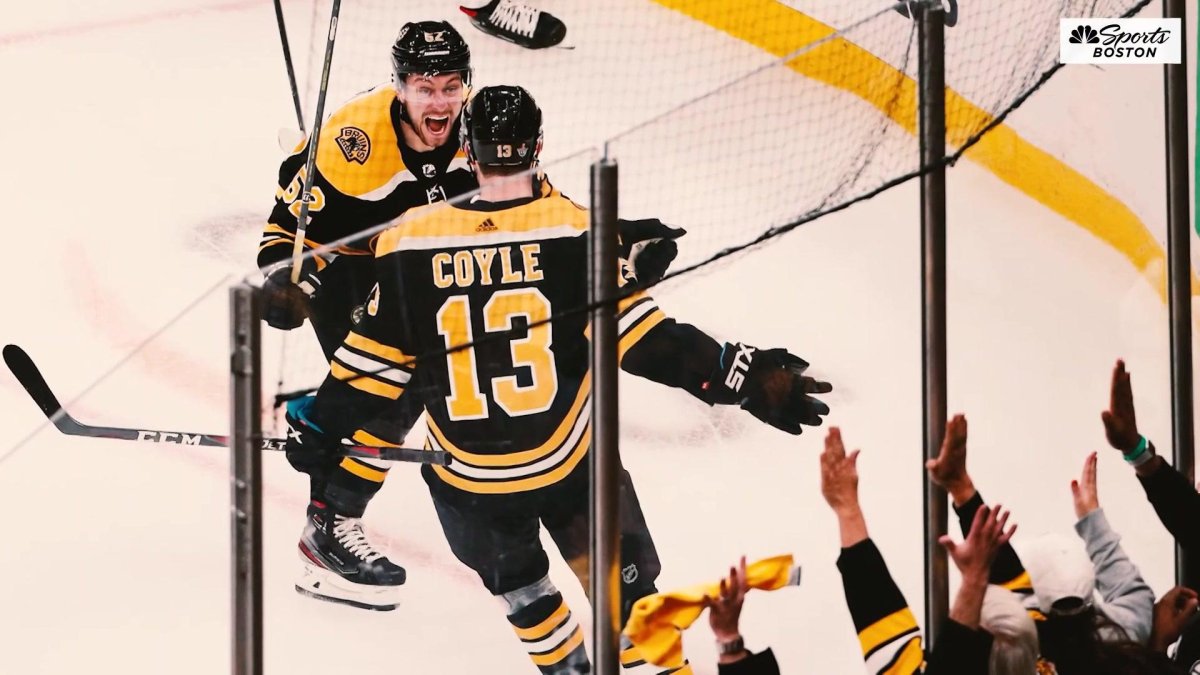 Charlie Coyle's homecoming was a smashing success - Stanley Cup of