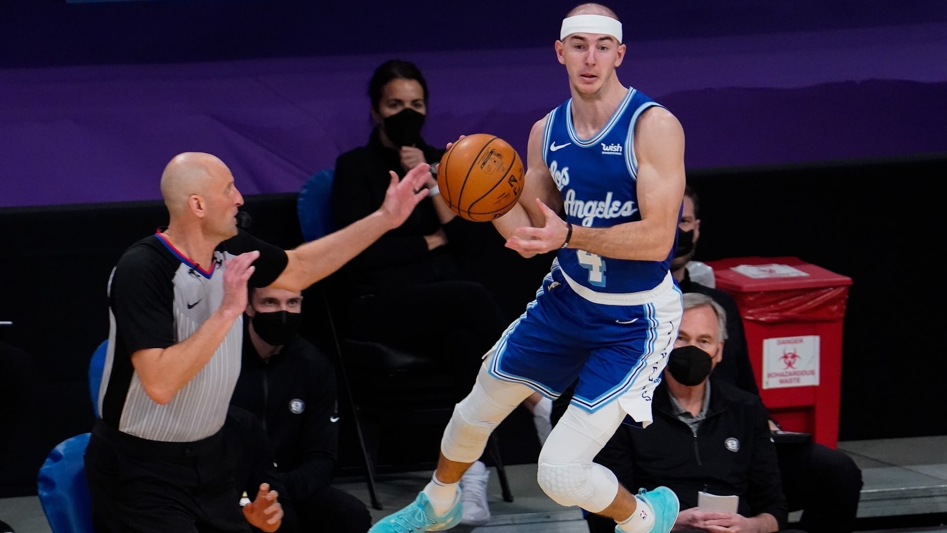 <p>Caruso is simply electric, and that's exactly why the Warriors snag him with the last pick of the first round. No, his numbers aren't going to wow anybody, but Caruso is a solid defensive guard who is going to bring it each and every game. He's also a career 37.1 percent 3-point shooter. There's no doubt Caruso would be fun to watch alongside Steph Curry, Draymond Green and a healthy Klay Thompson.</p>
<p><em>Original Pick: C Damian Jones</em></p>