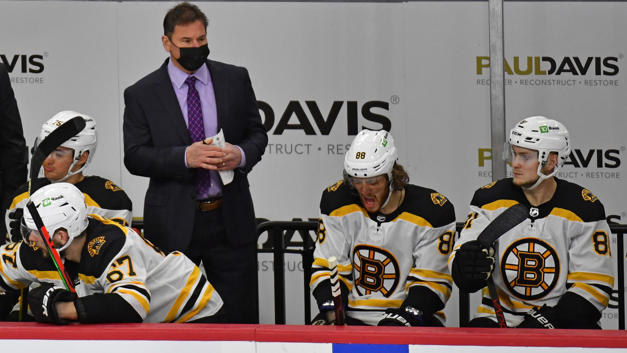 <p>The Bruins didn't score a 5-on-5 goal until the fourth game of the season. From that point to now, they are 10th in 5-on-5 scoring with 21 goals.</p>
<p>For the entire season, the B's rank No. 3 in shot attempt percentage and No. 2 in shots on net percentage at 5-on-5. However, they also rank 13th in scoring chance percentage and have tallied the sixth-fewest high-danger shot attempts at 5-on-5.</p>
<p>This all means the Bruins are controlling puck possession at a very high rate during 5-on-5 play, but they aren't generating enough high-quality looks at the net. So, it's no surprise they rank 24th in 5-on-5 goals scored.</p>
<p>We all remember 5-on-5 scoring being a major issue in the second-round playoff loss to the Lightning last season. The Bruins scored one even-strength goal in the last three games of the series -- they lost each matchup. </p>
<p>Boston isn't a terrible 5-on-5 team right now, but improvements still need to be made before the postseason.</p>