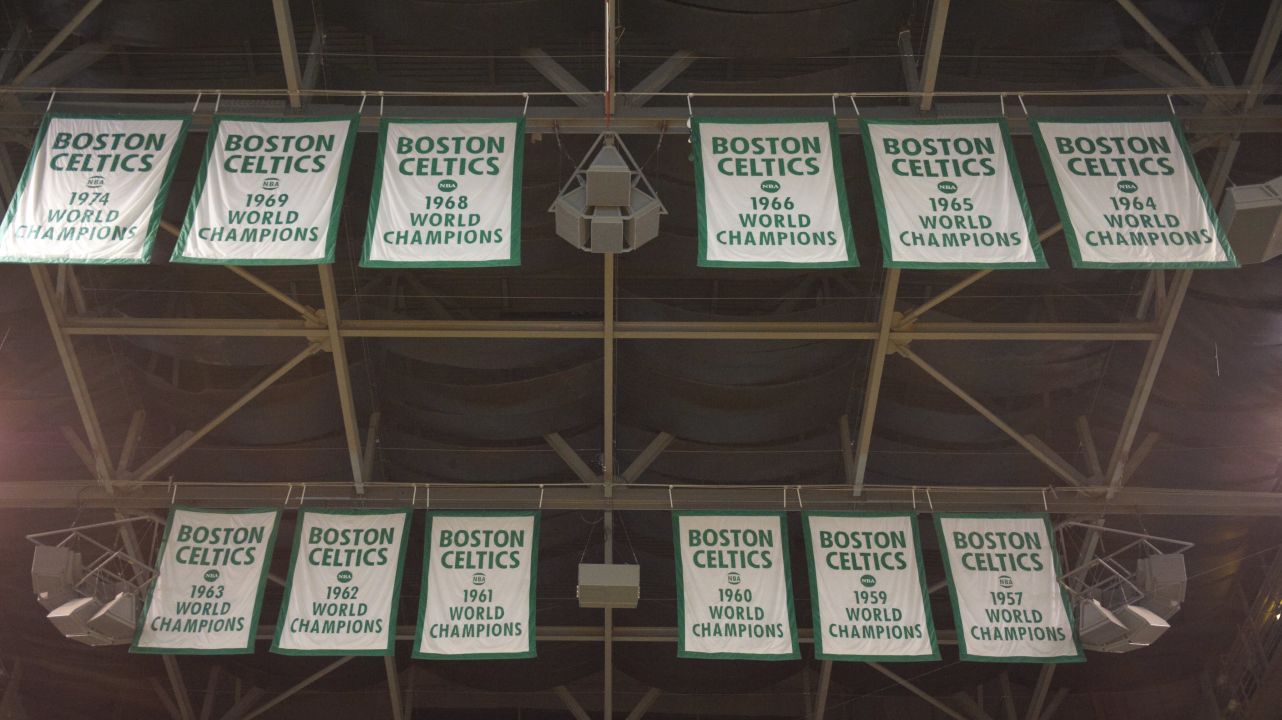 The Making of the Boston Celtics 2008 Championship Banner Video: New  England Flag & Banner