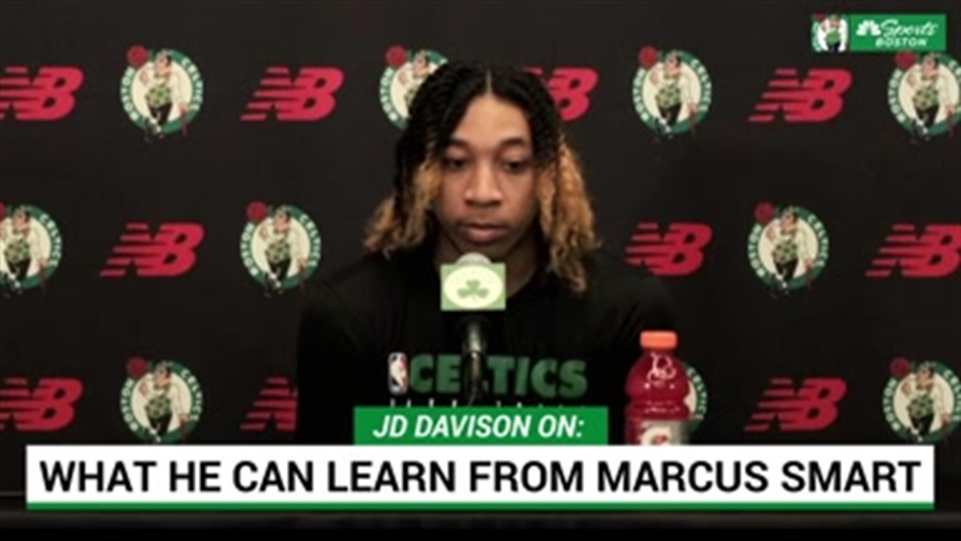 JD Davison learning from Marcus Smart - CelticsBlog