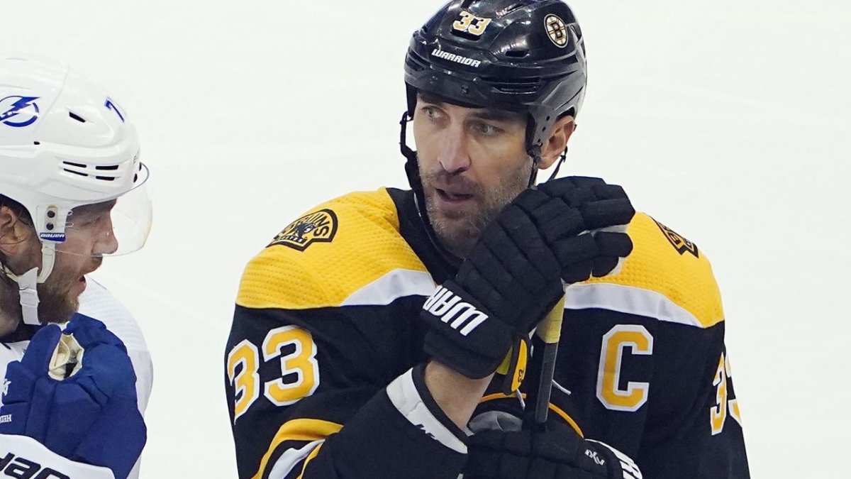 Zdeno Chara and Matt Grzelcyk will be game-time decisions for