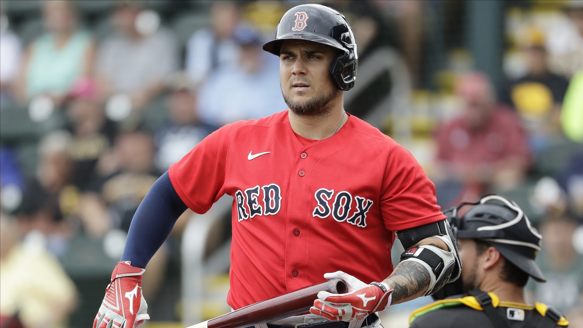 <p>Now we enter the land of players who will either produce only marginal returns, or are unlikely to be dealt at all. Chavis falls in the former category. After a 2019 debut that saw the former first-round pick blast homers seemingly every other night, Chavis hit a wall.</p>
<p>He has yet to demonstrate an ability to catch up to high fastballs, which means that's pretty much all he sees. He'd be on pace for over 200 strikeouts in a normal season, and his power has plummeted after last year's 18 homers in 347 at-bats. Still, with some positional flexibility around the infield, as well as a new foray into the outfield, his power could make him an intriguing throw-in.</p>
