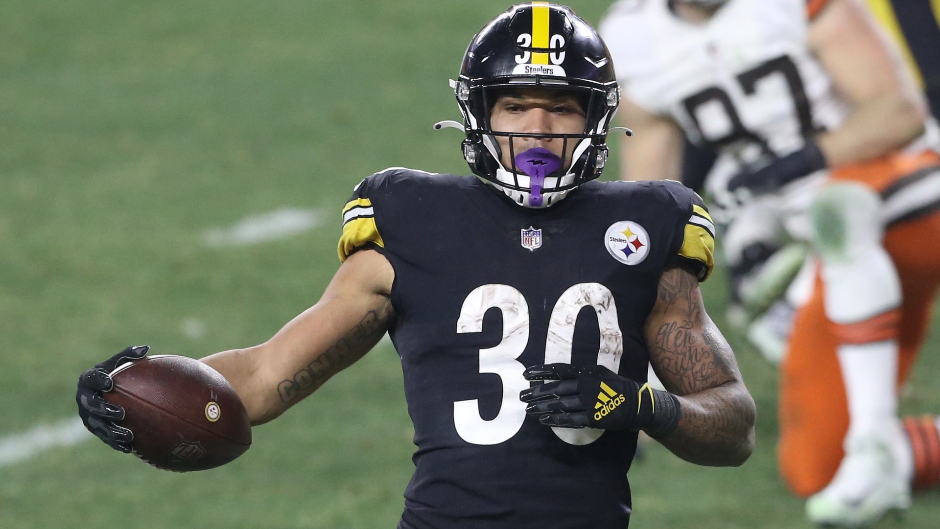 <p>Age: 25</p>
<p>2020 Stats: 169 carries, 721 rushing yards, six rushing touchdowns, 35 catches, 215 receiving yards</p>
<p>Conner has fallen off since 2018, when he did an admirable job of replacing Le'Veon Bell during Bell's holdout. Since then, Conner has been inconsistent. He had three 100-yard games in the first five games of his season, but after that, he averaged just 44 rushing yards per game. The Steelers may want a better back to help take the pressure off of Ben Roethlisberger, so Conner may have to go elsewhere or settle for a 1B/backup role in Pittsburgh.</p>