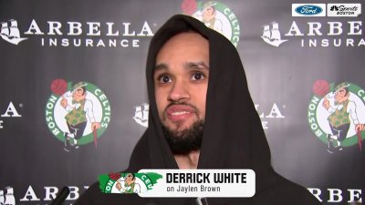 Derrick White on Jaylen: We all had all the faith in him