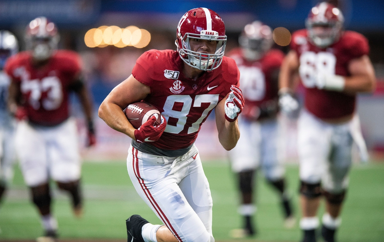 <p><em>6-foot-4, 250 pounds</em></p>
<p>Racking up 524 yards and six touchdowns on 27 catches (19.4 yards per catch) in the SEC? Worthy of our attention. Yeboah injured himself running his 40 -- not ideal -- but he's considered to have good speed. He held his own as a blocker down at the Senior Bowl, but there are questions as to just how effective he'll be in that role at the next level. </p>