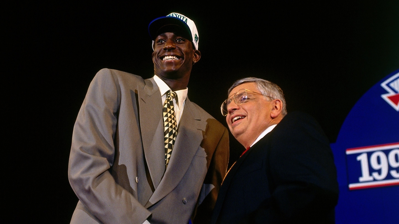 <p>Before Minnesota took 19-year-old Kevin Garnett with the top overall pick in 1995, no player had been drafted straight out of high school in 20 years -- but KG made that decision pay off in a very big way.</p>
<p>In between two stints in Minnesota (where he won the NBA MVP award in 2004), the Big Ticket helped lead the Celtics to his one and only title in 2008 and had a forgettable pit stop in Brooklyn. But he stands alone, far above his 1995 peers, leading the entire draft class in points, rebounds, assists, blocks, and steals.</p>
<p><em>Honorable Mention: Jerry Stackhouse (#3); Rasheed Wallace (#4); Michael Finley (#21)</em></p>
<h3> </h3>
<h5><a href="https://www.nbcsports.com/boston/celtics/2020-nba-mock-draft-projecting-all-30-first-round-picks?int">2020 NBA Draft: Projecting all 30 first-round picks</a></h5>