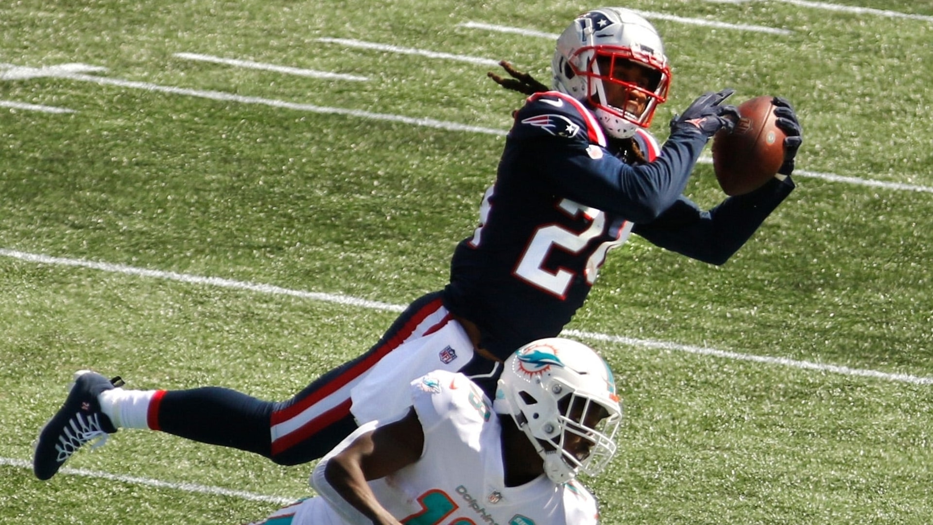 <p>This is the grade that could see the most fluctuation over the next few weeks. With Stephon Gilmore, JC Jackson, Jonathan Jones and newly-signed Jalen Mills all in the fold, it's a formidable group.</p>
<p>But Gilmore is on a $7 million base salary that will need to be altered, and Jackson is on a <a href="https://www.nbcsports.com/boston/patriots/nfl-rumors-patriots-place-second-round-tender-free-agent-jc-jackson?b">second-round restricted free-agent tender</a> that could result in him leaving town in a deal that would bring back a valuable pick to Foxboro. Sure, both could stay, which would give Belichick a strong top two. But both could leave, theoretically, bringing back draft capital but decimating the position.</p>
<p>For now, it's a strong unit on paper, and another piece here probably can be deemed only a WANT. Maybe there's a player in the top three rounds of the draft who could be added to help guard against future departures of either (or both) Gilmore or Jackson. If one of those two are gone, this could quickly jump up to a MUST.</p>