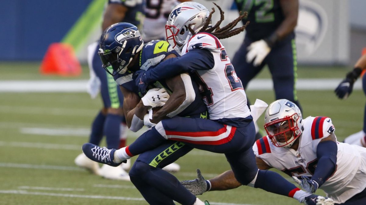 Pete Carroll: D.K. Metcalf vs. Stephon Gilmore was 'cool battle to watch' –  NBC Sports Boston