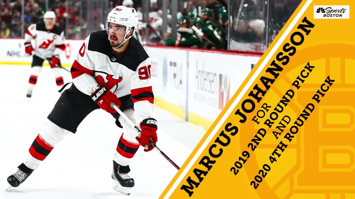 The Last Sale of 2019: NJ Devils Traded Marcus Johansson to Boston for 2019  2nd Rd & 2020 4th Rd Picks - All About The Jersey