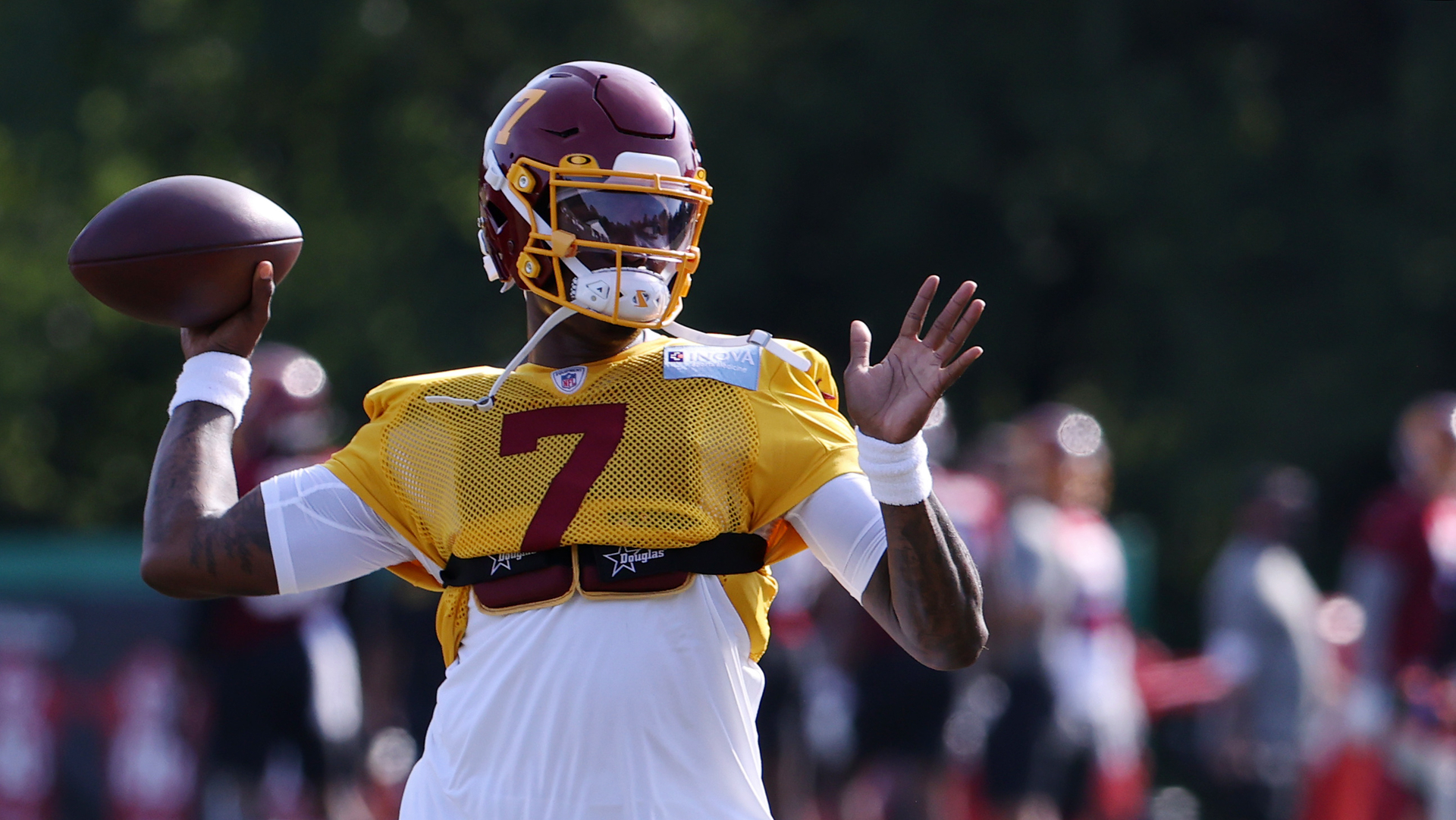 <p><strong>Last week’s ranking:</strong> 30<br />
<strong>Week 1 stats:</strong> 17-of-31, 178 yards, 1 TD, 0 INT<br />
<br />
… whereas Haskins led a second half come-from-behind win over the Eagles. He’s got a clash of second-year QBs this week with Kyler Murray and the Cardinals.</p>