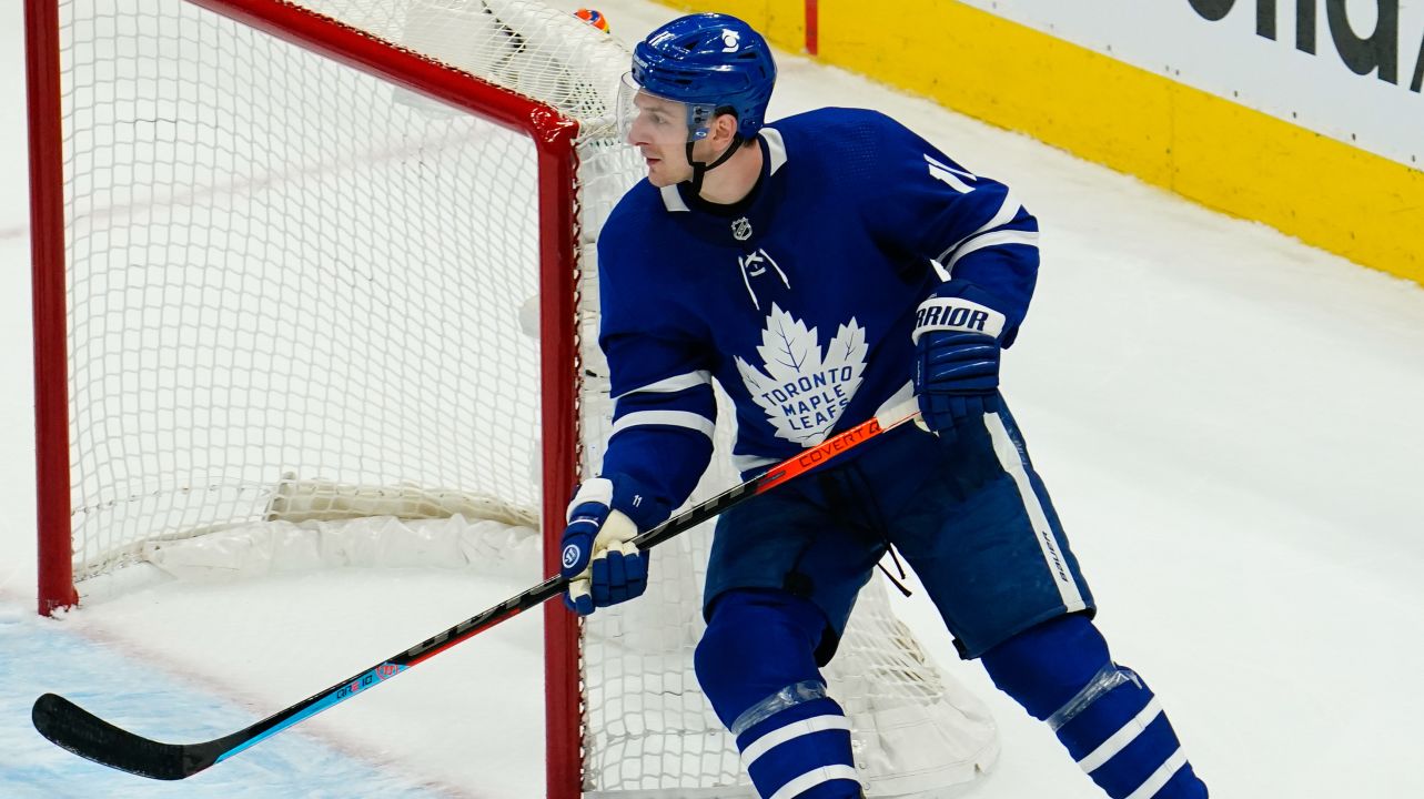 <p><strong>Position</strong>: Left wing</p>
<p><strong>Age</strong>: 29</p>
<p>Hyman scored 20-plus goals in both the 2018-19 and 2019-20 seasons, and he was on pace to do so again in a normal 82-game campaign. He's an important piece of the Leafs' scoring depth after the star quartet of Auston Matthews, John Tavares, William Nylander and Mitch Marner. Toronto should try to bring Hyman back, but can he get more money and a large role from another team on the open market? </p>