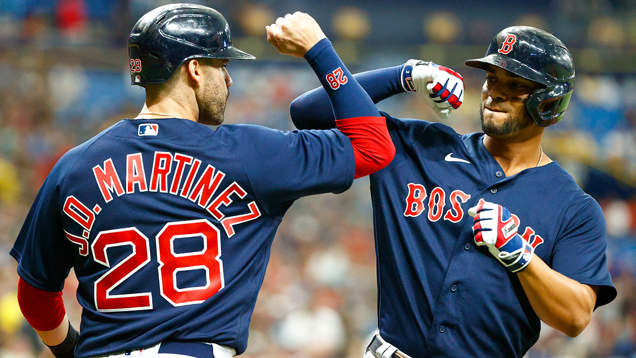 <p><strong>2022 projected record:</strong> 91-71</p>

<p>The Red Sox outperformed everyone's expectations with a 92-70 record in 2021. They're out to prove it was no fluke, and they helped their chances by adding slugging shortstop Trevor Story in free agency.</p>

<p>The lineup should pick up where it left off as one of the best in the bigs. As for the rotation, it'll all depend on whether Nathan Eovaldi can repeat his sensational 2021 efforts and if Chaim Bloom's offseason acquisitions of Michael Wacha and Rich Hill pay off. Chris Sale again is set to miss significant time due to injury.</p>

<p>The bullpen comes with its own set of concerns as it remains to be seen if Matt Barnes can regain early-2021 form. If he looks more like late-2021 Matt Barnes, Boston may have to pivot to Garrett Whitlock as the closer.</p>

<p> </p>

<h5><a href="https://www.nbcsports.com/boston/red-sox/xander-bogaerts-rafael-devers-arent-only-important-red-sox-free-agents-coming?b"><strong>Tomase: Sox facing loss of key FAs all over roster, not just Devers and Bogaerts</strong></a></h5>
