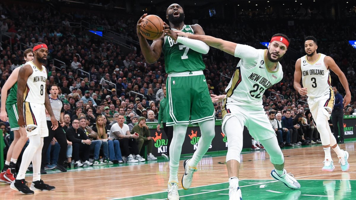 Jaylen Brown reveals he tweaked groin during win over Pelicans – NBC