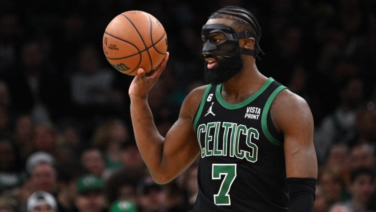 Celtics' Jaylen Brown explains how new mask will impact his play