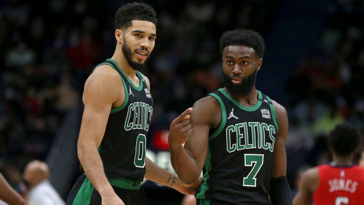 Here's why Jaylen Brown likes 1-on-1 practice battles with Jayson Tatum