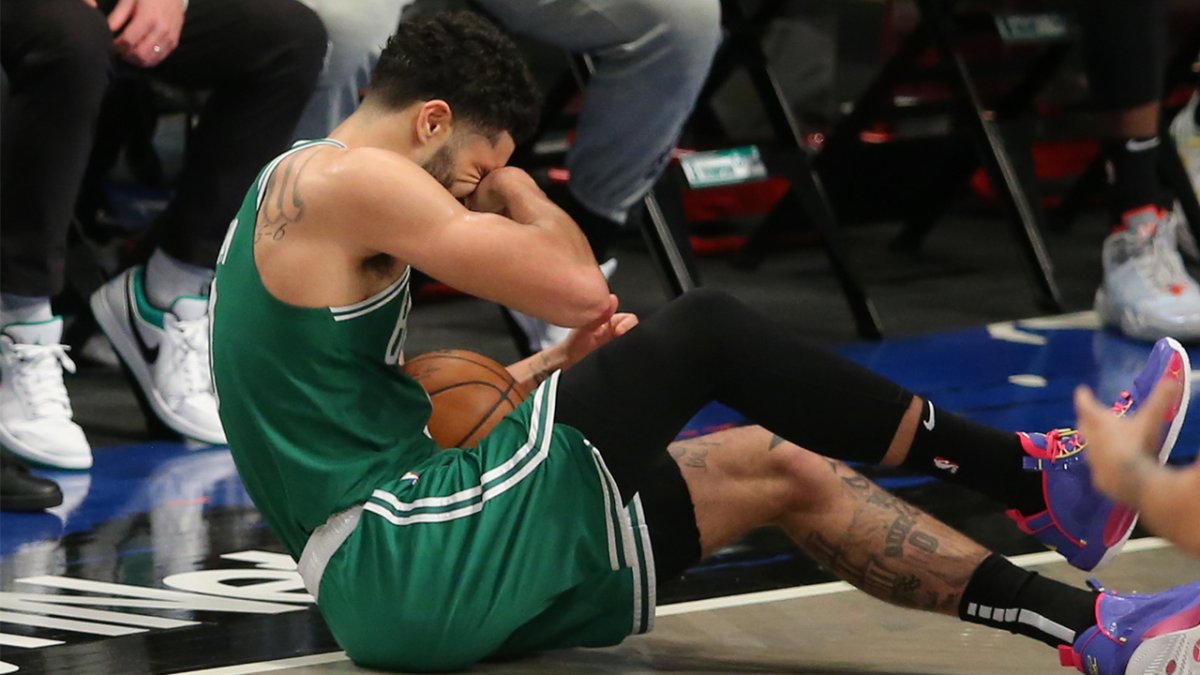 Jayson Tatum injury: Celtics star out for game after getting poked in right  eye vs. Nets in NBA Playoffs 