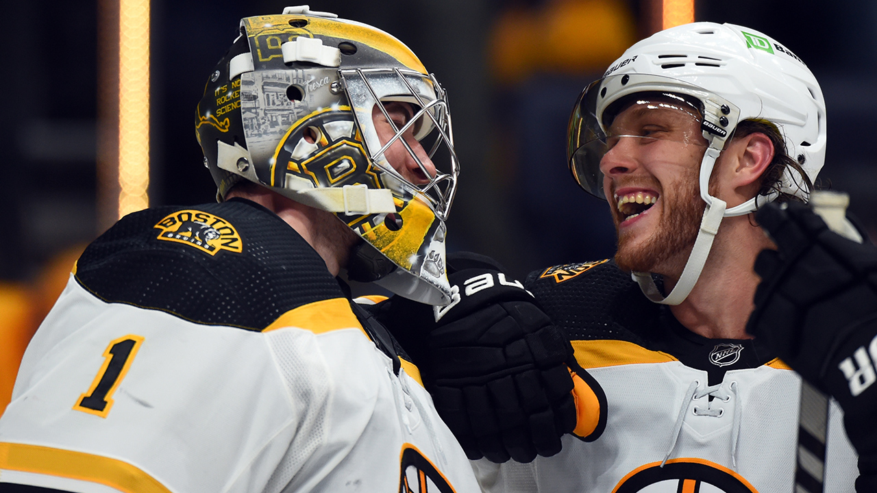 Jeremy Swayman Makes Bruins History With Stellar Shutout Performance ...