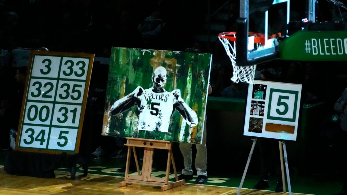 Celtics Retire Kevin Garnett's No. 5 Jersey