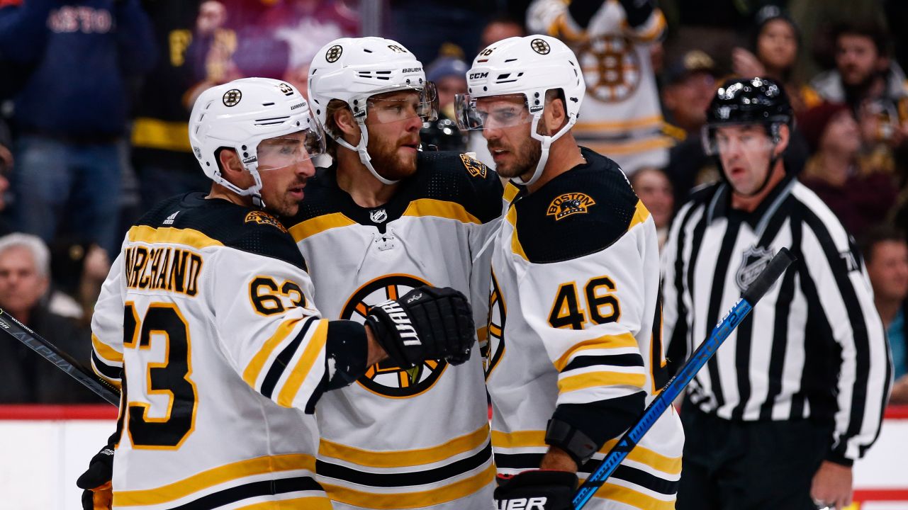 Boston Bruins on X: Pasta & Krejci are repping the new tartan