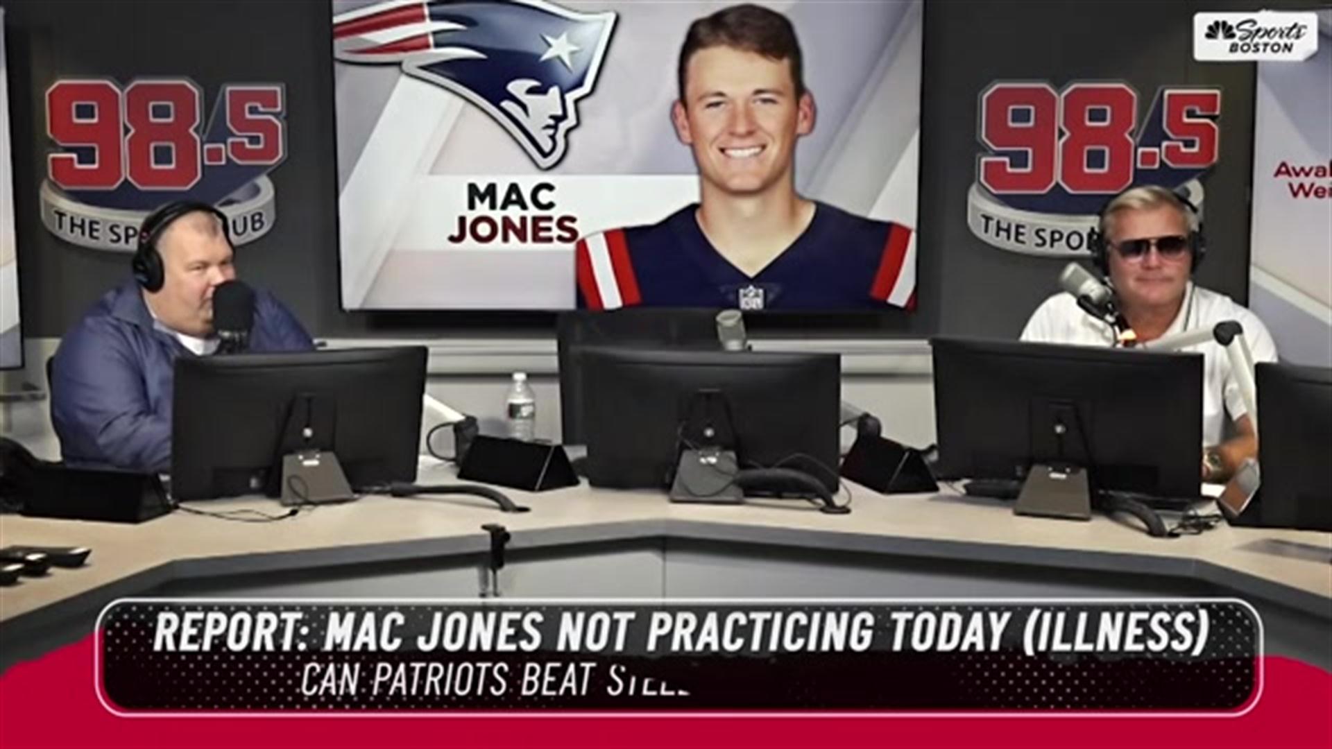 Patriots QB Mac Jones returns to practice after illness