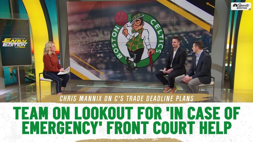 Mannix: Celtics looking for 'emergency' front court help
