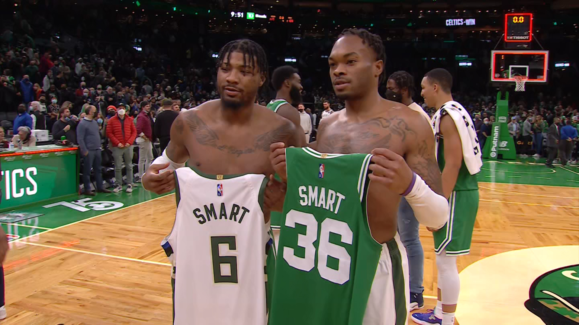 Marcus smart hot sale jersey