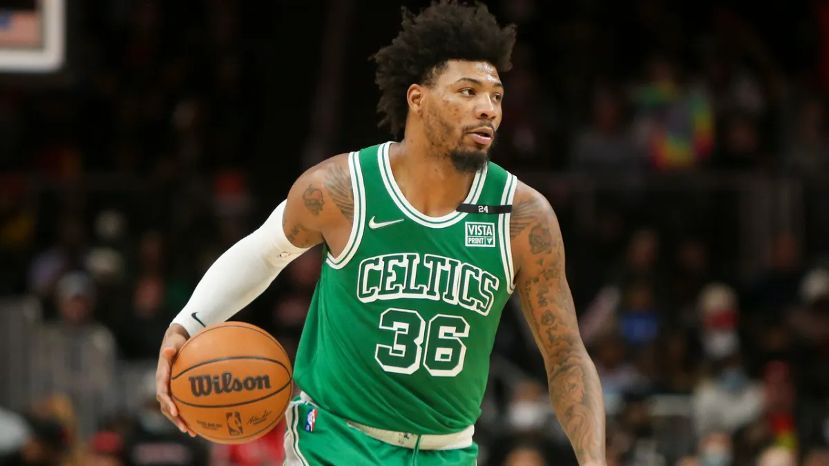 Marcus Smart Breaks Out Defensive Player of the Year Robe Ahead of
