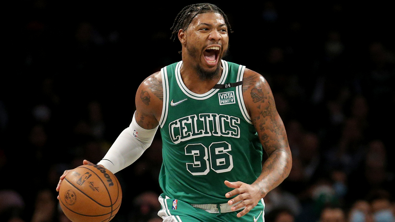 <p><strong>2021-22 stats: </strong>12.1 points, 3.8 rebounds, 5.9 assists, 33.1 3PT%</p>
<p>There's a reason why Boston won 28 of its final 35 games after <a href="https://www.nbcsports.com/boston/celtics/marcus-smart?b">Smart </a>returned from a six-game COVID-related absence in late January. The longest-tenured Celtic <a href="https://www.nbcsports.com/boston/celtics/celtics-marcus-smart-season-redemption-and-validation?b">has thrived in his true point guard role</a>, posting career-high assist numbers while helping the C's surge to the NBA's best offensive rating in that 35-game span.</p>
<p>Oh, and he's also the likely Defensive Player of the Year winner who will be crucial to Boston's efforts in slowing down Durant and Irving. If you had Smart ahead of Jaylen Brown on this list, we wouldn't call you crazy.</p>