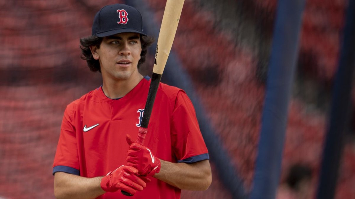 Marcelo Mayer reacts to getting drafted fourth overall by Red Sox