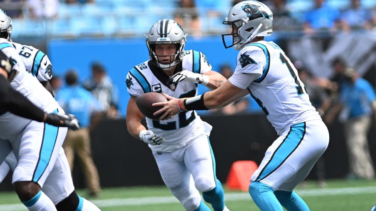 Panthers-Patriots Inactives: Sam Darnold, Christian McCaffrey will