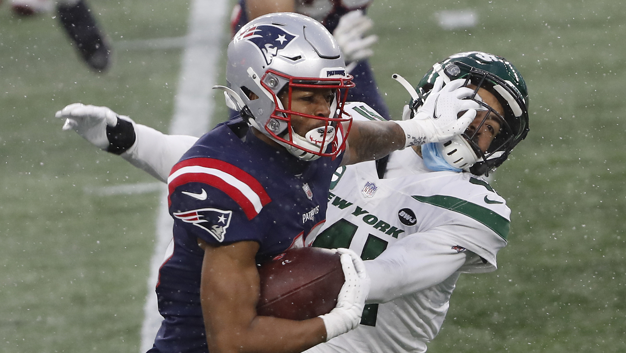 <p>Outside of a James White drop and a sack allowed in pass protection, this group was dynamic in Sunday's win. White caught four passes for 31 yards and a touchdown -- to be expected for the team's top sub back.</p>
<p>It was Sony Michel, though, who exploded as a receiver. No doubt, some of his production came as a product of the Jets choosing not to cover him, but he finished with three catches for 60 yards and a 31-yard score. He also rolled up 76 yards on 16 carries, including some bruising carries as the Patriots salted away the clock. Shades of 2018 Michel in this one.</p>
<h3> </h3>
<h5><a href="https://www.nbcsports.com/boston/patriots/five-bold-predictions-patriots-offseason?int">Curran: 5 bold predictions for Patriots offseason</a></h5>