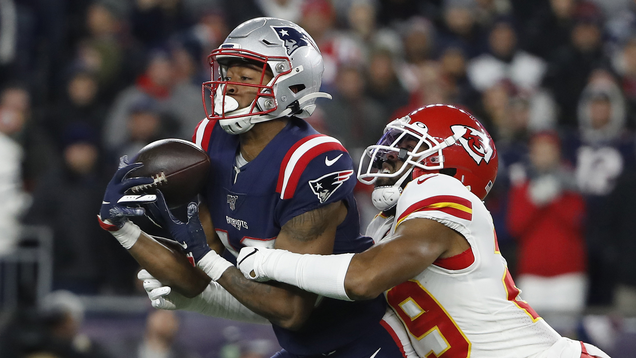 <p><strong>2020 stats: </strong>5 receptions (7 targets), 67 yards, 0 TD; 1 rush, 2 yards</p>
<p><strong>Career stats: </strong>31 receptions (48 targets), 426 yards, 0 TD</p>
<p>Perhaps Meyers will take advantage of the extra snaps he's certain to see on Sunday -- something he did in Week 7 after Harry exited with a head injury. The 23-year-old saw about twice as many snaps last week as he had in the rest of this season's games combined, finishing with four receptions for 60 yards. Each of his catches went for first downs -- and two went for 20-plus yards.</p>
<p>"I just want them to know that I'm a trustworthy guy," Meyers said after the game. "No matter how many reps I get in practice, how many reps I get in the game, that I'm always paying attention, I'm always locked in. If they need me to go in for somebody, they can count on me.”</p>
