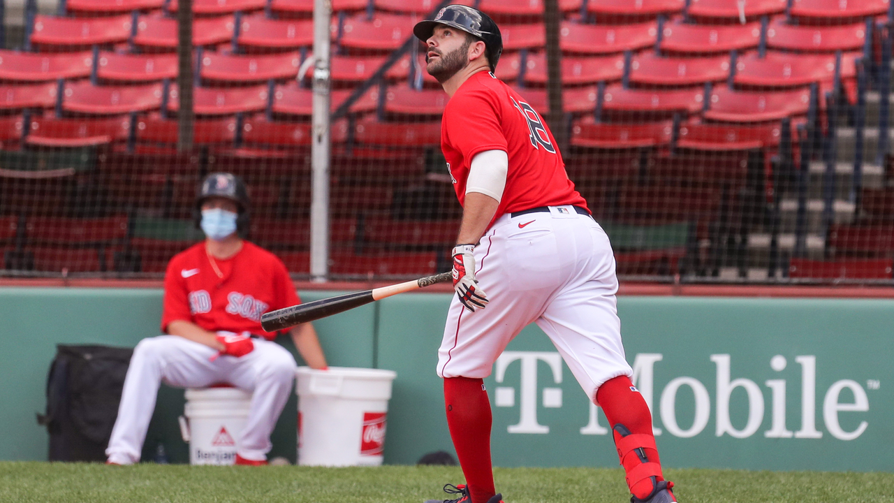 <p>As one of the very few bright spots on the 2020 Red Sox, Moreland has set himself up to be a prime trade candidate before Monday's deadline. The veteran first baseman is hitting .350 with eight home runs and 21 RBI in 72 plate appearances.</p>
<p>Moreland's contract also is up at the end of the season. So unless the Red Sox see him as a vital piece of the 2021 roster, his days in Boston probably are numbered.</p>
<p> </p>
<p> </p>
<p> </p>
<p> </p>
<p> </p>
<p> </p>
<p> </p>
<p> </p>
<p> </p>