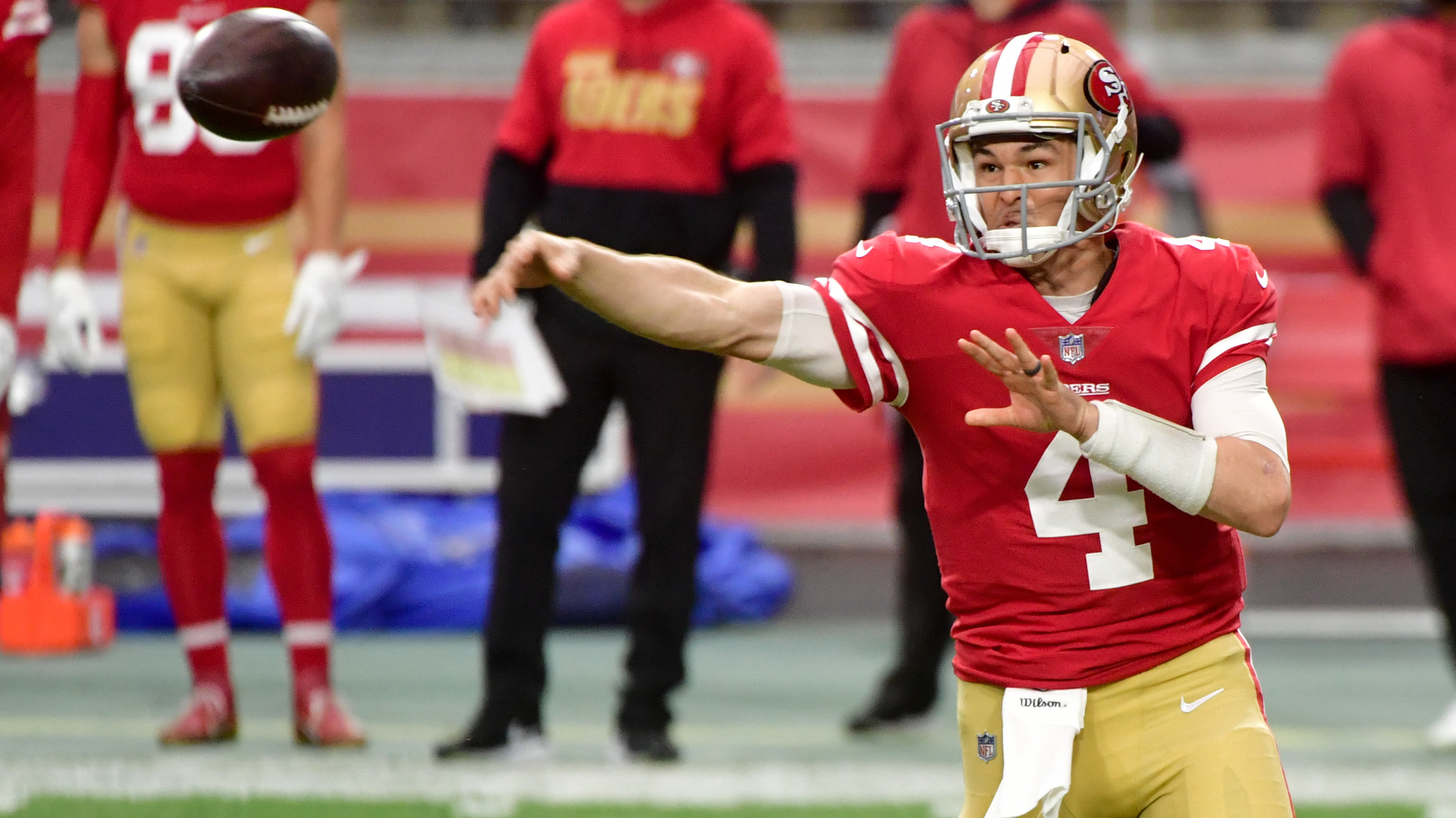 <p>Age: 25</p>
<p>2020 Stats: 2,437 passing yards, 12 touchdowns, 12 interceptions</p>
<p>Mullens has proven to be a high-end backup and has started 16 games during his career. In that sample size, he has a 5-11 record, has thrown for 4,405 yards, 23 touchdowns, and 21 interceptions. He is mostly accurate, but he is held back by his limited arm strength and penchant for turnovers. It's unlikely that many teams would view him as a potential starter, so Mullens, a restricted free agent, will likely be back with the 49ers.</p>
<p> </p>