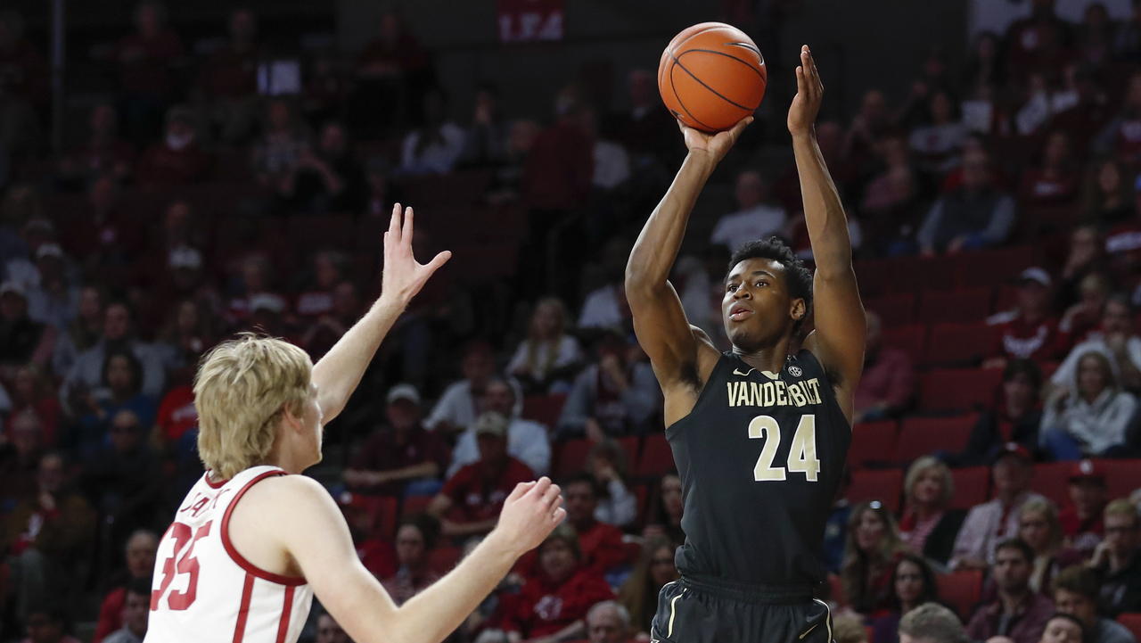 <p><strong>The scenario: </strong>Call it a Herro move. Boston identifies a shooter it covets and doesn’t wait to see if he slides to 14, instead shuffling up a couple spots to nab him.</p>
<p><strong>Snyder’s synopsis:</strong> Some people will point to lack of sample size (14 games last season) but I counter with his volume (8.2 3-pt attempts per game). Nesmith shot a ridiculous 52 percent from 3 last season and has a prototypical NBA build.</p>
<p><strong>The skinny:</strong> A 6-foot-6 wing with a 6-foot-10 wing span and deep range, Smith averaged 23 points per game last season and shot 82.5 percent from the free-throw line during his college career.</p>
<p><strong>Forsberg’s feeling:</strong> Back in 2013, the Celtics shuffled up three spots from No. 16 to nab Kelly Olynyk with the cost being a pair of future second-round picks (neither of whom stuck in the league). If the team believes Nesmith is the best shooter in the draft — albeit without the obvious secondary talents of guys like Vassell and Haliburton — it might be worth tossing the 30th pick to ensure someone doesn’t pull a Pat Riley. </p>