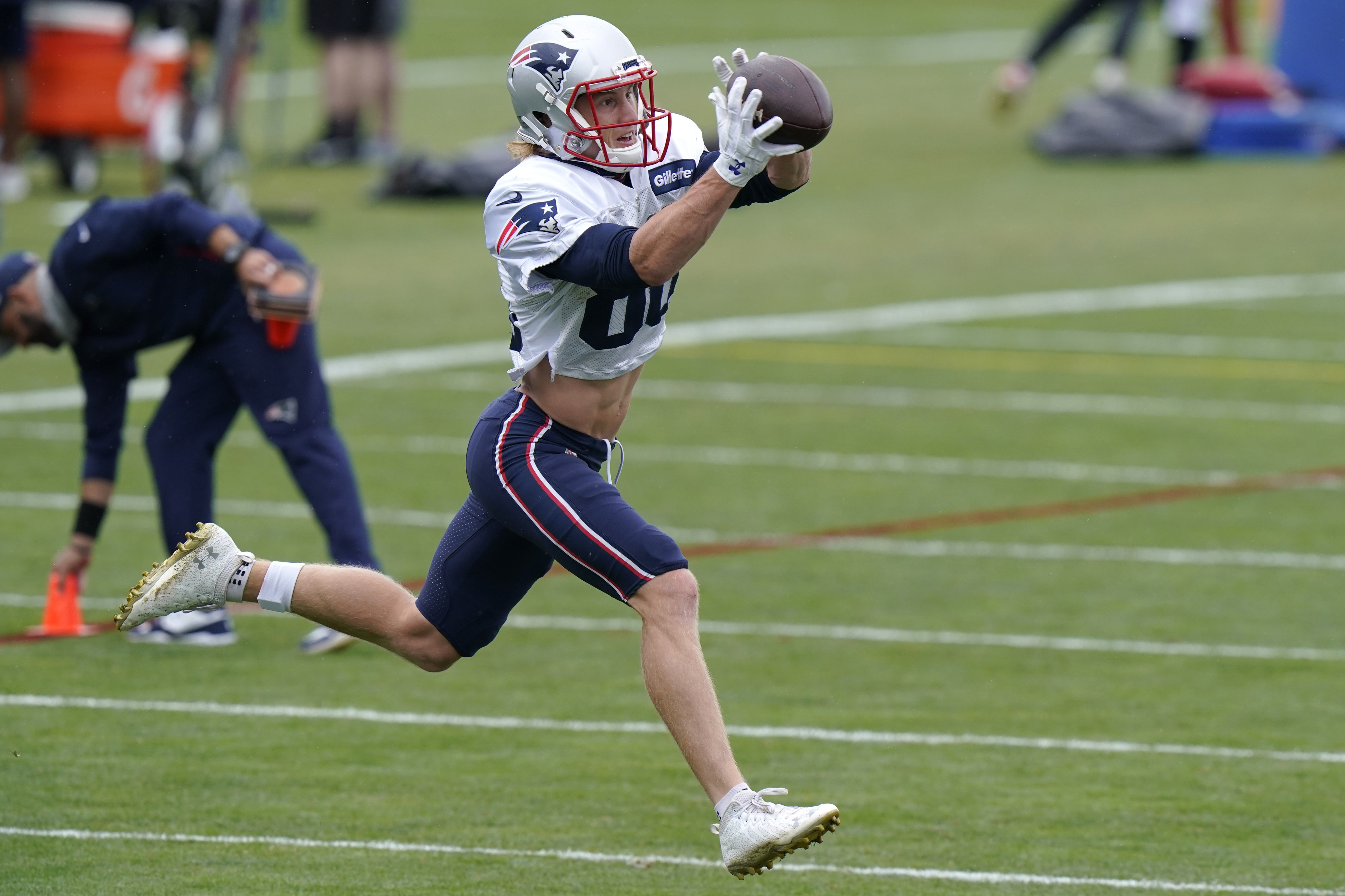 Gunner Olszewski missing from New England Patriots practice, three