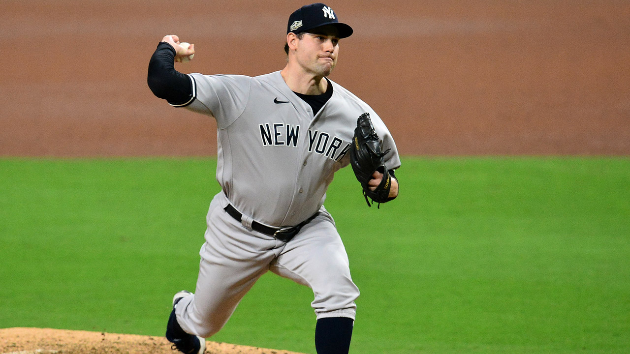 <p><strong>Age:</strong> 35</p>
<p><strong>Trade:</strong> RHP Adam Ottavino (owed $9 million in 2021) and RHP Frank German to Red Sox; cash or player to be named later to Yankees.</p>
<p>Ottavino was selected by the Cardinals out of Northeastern in the first round of the 2006 MLB Draft. He appeared in only five games with St. Louis in 2010 before being designated for assignment, then he joined the Colorado Rockies in 2012.</p>
<p>In Colorado, Ottavino emerged as one of the top relievers in baseball. That reputation earned him a three-year, $27 million contract with the Yankees in 2019, and he posted a 1.90 ERA in 73 appearances that season. Ottavino's 2020 numbers weren't quite as pretty, but the veteran righty still possesses a wipeout slider that can make big-league hitters look foolish.</p>
