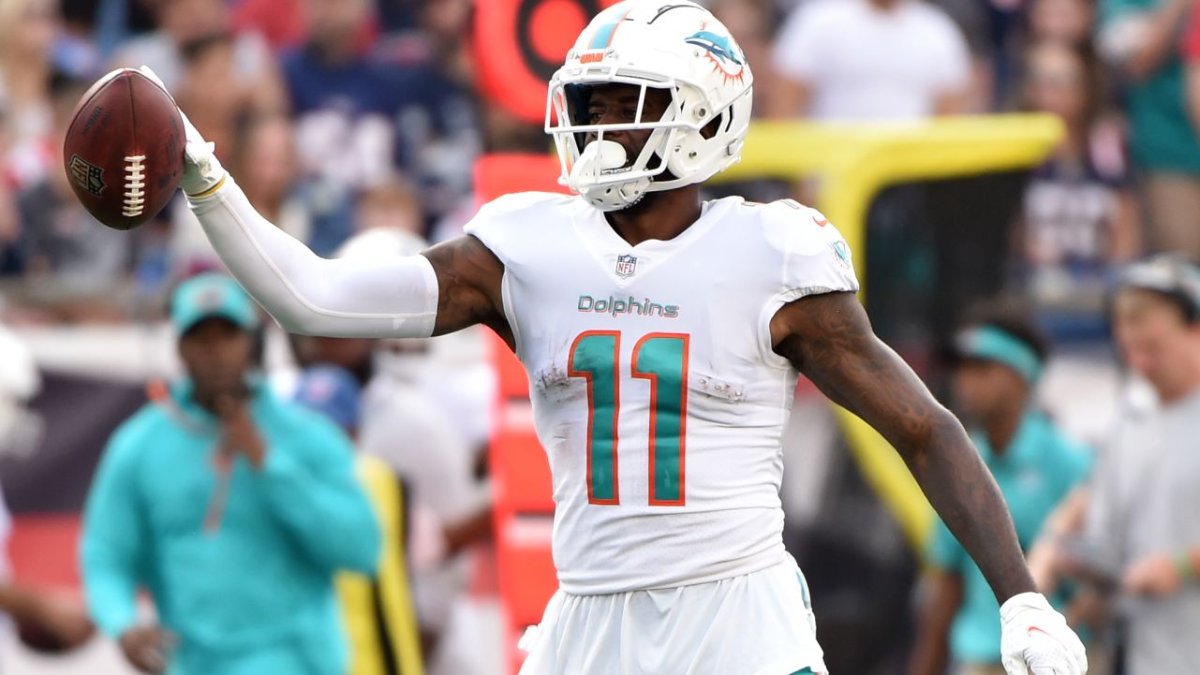 DeVante Parker Wearing No. 11 Patriots Jersey In New Instagram