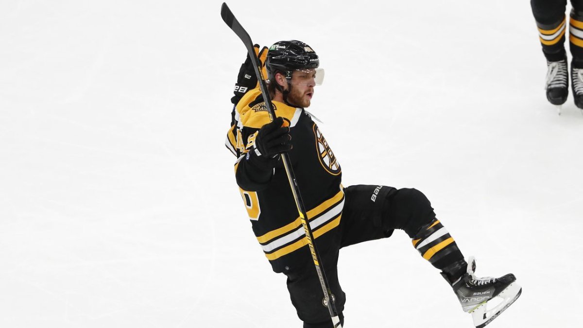 Why David Pastrnak isn't fretting over his scoring slump against