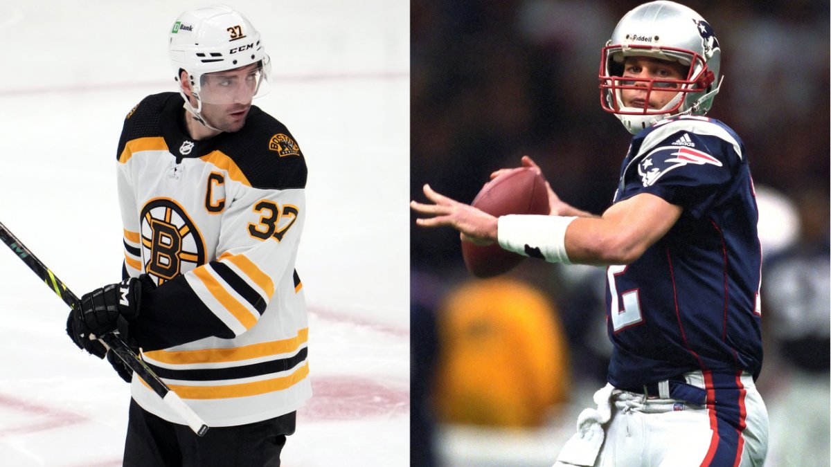 What Patrice Bergeron learned from two decades of watching Tom Brady