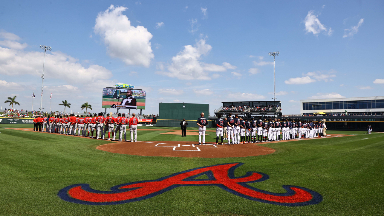 Braves back at a spring-training stadium -- for regular-season games